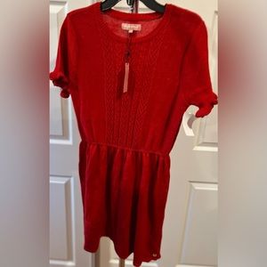 Girls knit sweater dress